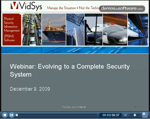 Sistema Integral de Seguridad en empresas. El caso de Apple. Webinar VidSys.