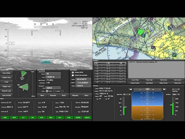 Entornos virtuales de entrenamiento para operadores de aviones no tripulados, con Presagis. Webinar en inglés.