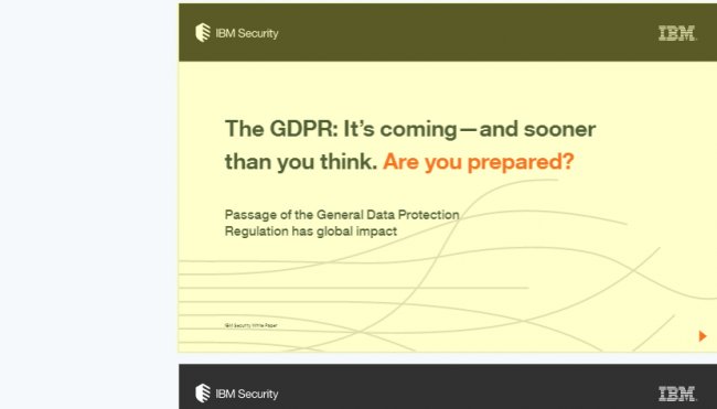 Cómo cumplir con la General Data Protection según IBM [Whitepaper en inglés]